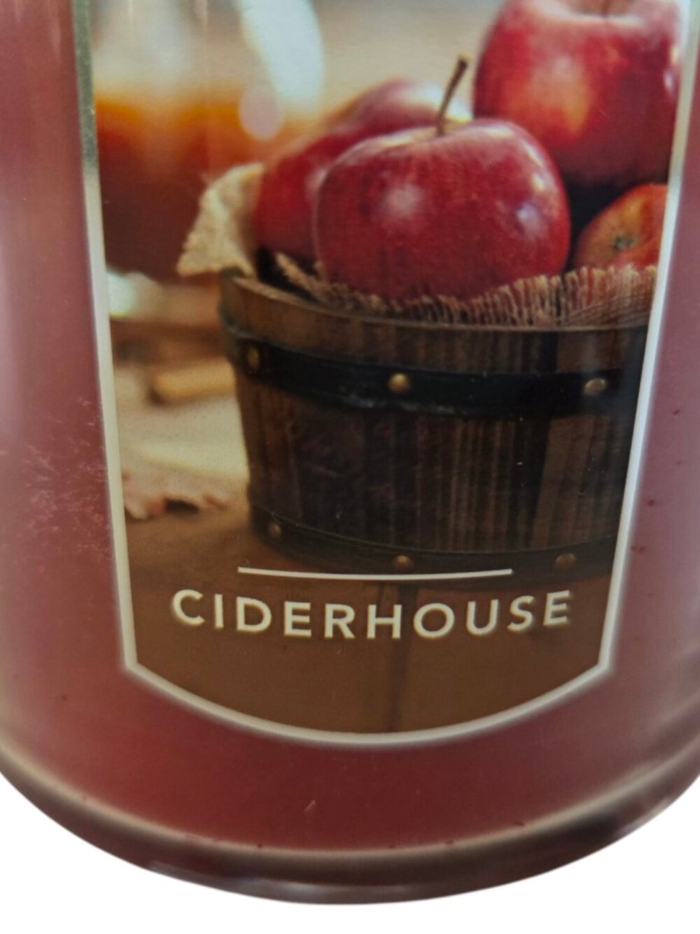 YANKEE CANDLE Ciderhouse Scent 2 Wick Glass Cylinder 22 oz Fruity Autumn - Picture 5 of 7